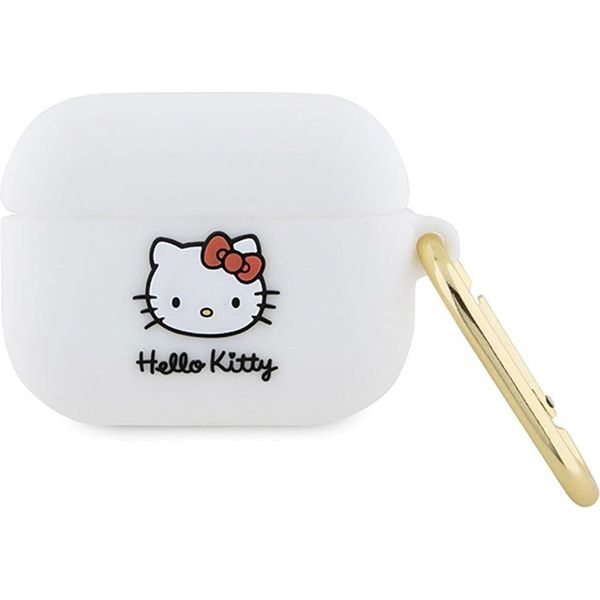 Hello Kitty Hkap3Dkhsh Airpods Pro CoverbiałY/Bianco Silicone 3D Kitty Head-image