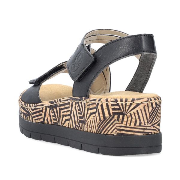 Rieker Scarpe Da Donna Sandalette Nero Leisure, Numero Di Scarpe: 42 Eu-image