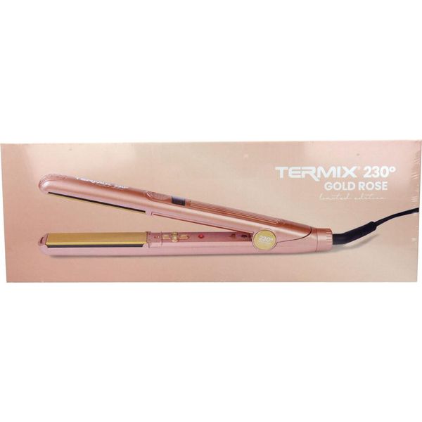 Termix Piastra Per Capelli 230° In Ceramica Oro Rose Edition Piastra Professionale Per Capelli-image