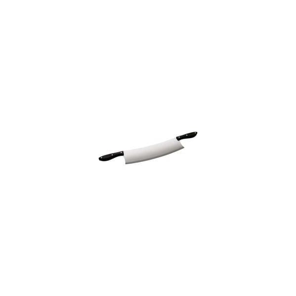 Pizza-Wiegemesser Schwarz/Silber-image