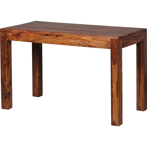 Tavolo Da Pranzo Wohnling Design Massiccio 120 X 60 X 76 Cm In Legno Massiccio Di Sheesham; WL1.318-image