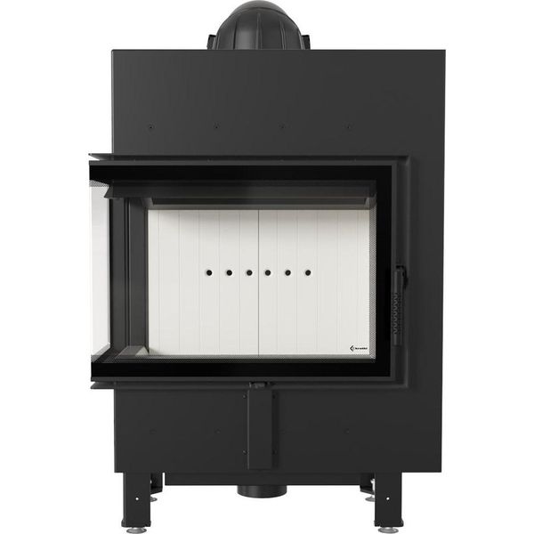 Inserto Camino In Acciaio Kratki Lucy Slim Sinistro 8 Kw Ø 160-image