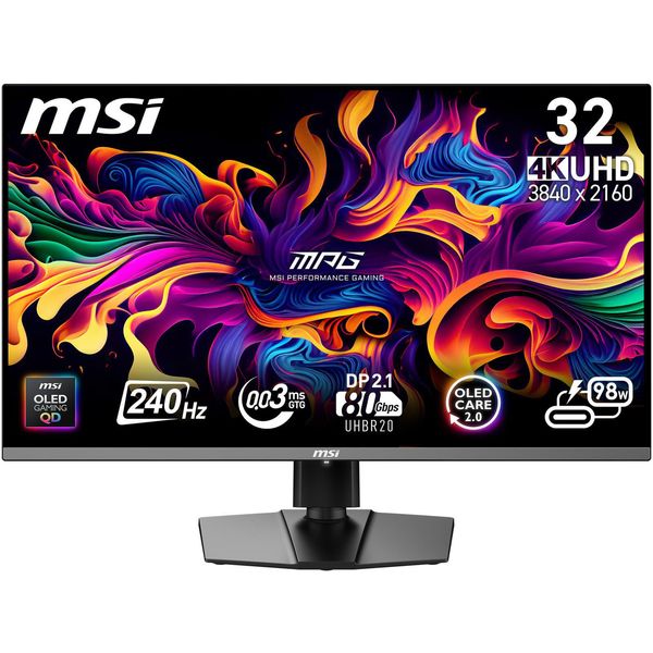 Msi Mpg 322URXDE QD-OLED 4K Ultra Hd Gaming Display 80 Cm (31.5")-image
