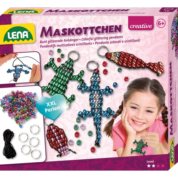 Kit Per La Mascotte Lena Con Perline Xxl E Istruzioni-image