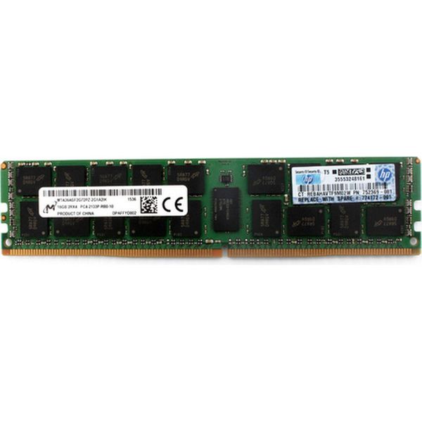 Hewlett Packard Enterprise Hpe - DDR4 - Modulo - 16 Gb - Dimm 288-PIN - 2133 Mhz / PC4-17000 - CL15 Registriert - Ecc (75-image