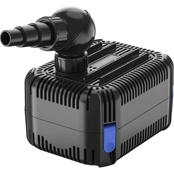 Sunsun CDF-6000 Pompa Per Laghetti 24V Dc / 6000 L/H / 40 W, Pompa Per Ruscelli Con Protezione Integrata Contro Il Blocco E Il Funzionamento A Secco, Pompa Per Laghetti Da Giardino, Pompa A Corrente Continua-image