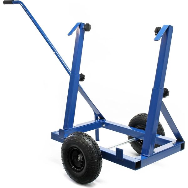 Carrello Porta Pannelli Xpotool Regolabile In Altezza Fino A 200 Kg, 2 Pneumatici, Carrello Porta Pannelli In Acciaio Per Il Trasporto Di Pannelli Di Grandi Dimensioni E Molto Altro Ancora.-image