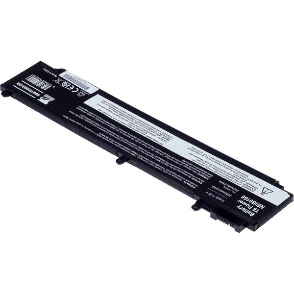 Batterie T6 Power Lenovo Thinkpad T460S, T470S, 2200Mah, 25Wh, 3Cell, Li-Pol-image