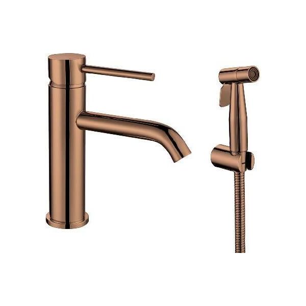 Sapho Rhapsody - Miscelatore Per Lavabo Con Doccetta, Rame 1209-09PG-image