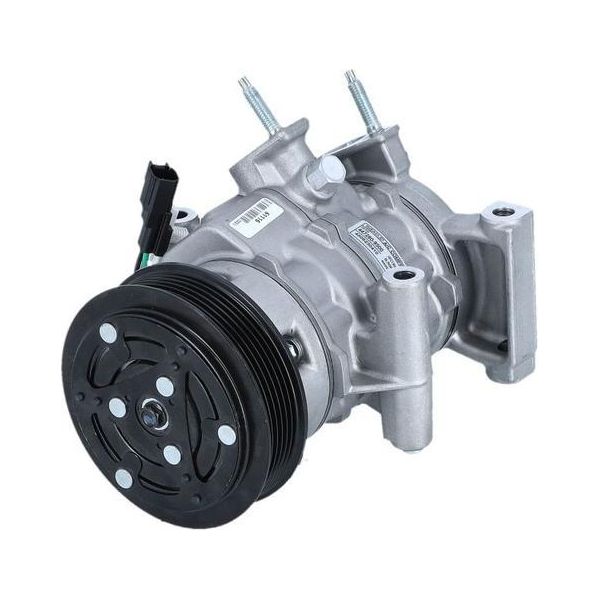 Compressore Aria Condizionata Con Puleggia A V 110Mm Nrf Per Ford Fiesta Vi-image