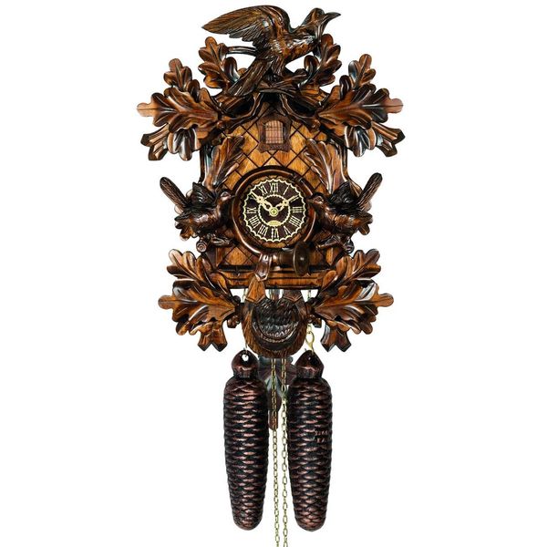 Trenkle - 8367-4_Nu - Orologio A Cucù Intagliato - Movimento A Catena 8 Giorni - Cuckoo Classic-image