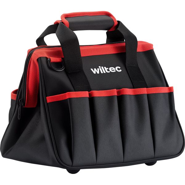 Borsa Porta Attrezzi Wiltec 30 X 23 X 25 Cm Fino A 20 Kg, Borsa Porta Attrezzi 9 Scomparti, Borsa Da Lavoro Con Tracolla, Borsa Da Trasporto Impermeabile-image