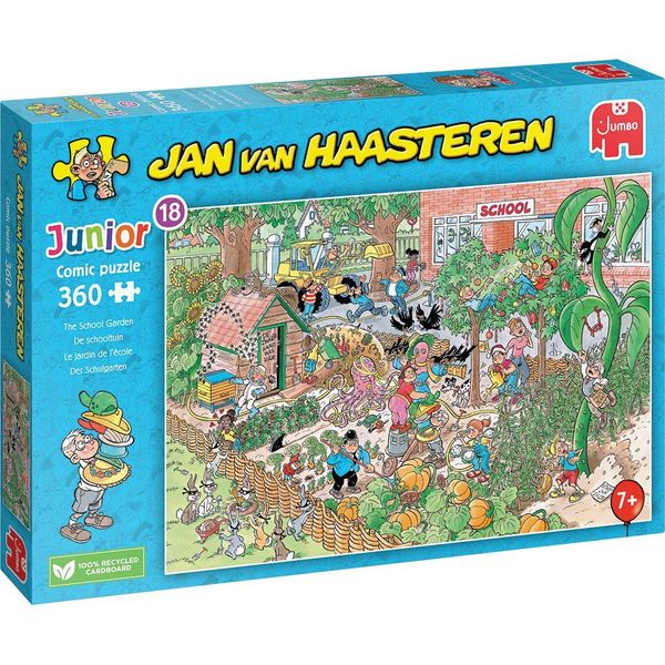 Jumbo Games 1110100321 Jan Van Haasteren Junior 18 Il Giardino Della Scuola Puzzle Da 360 Pezzi-image