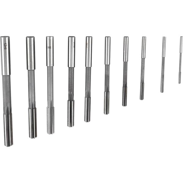 10Pz Hss H8 Alesatore A Macchina Con Gambo Dritto 3/4/5/6/7/8/9/10/11/12Mm-image