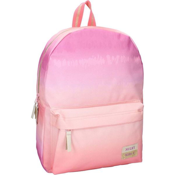 Zaino Milky Kiss Bold Style - Zaino Accattivante In Rosa Degradato Per La Scuola-image