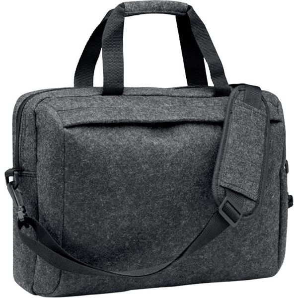 Midocean - Borsa Per Computer Portatile "Plana"", Feltro Rpet MO264 (Taglia Unica) (Grigio Pietra)"-image