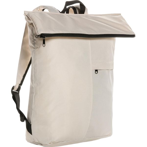 Xd Collection - Zaino "Dillon"", Pieghevole, Rpet (Polietilene Tereftalato Riciclato), 20L XD886 (Taglia Unica) (Bianco Naturale)"-image