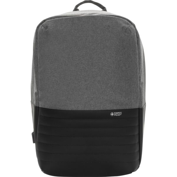 Swiss Peak - Zaino Per Computer Portatili "Aware"", Rfid, 11L XD846 (Taglia Unica) (Grigio)"-image