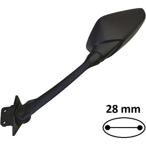 Bcr Yamaha T-Max 530Cc 15-16 Specchio Laterale Sinistro Argento Taglia Unica-image