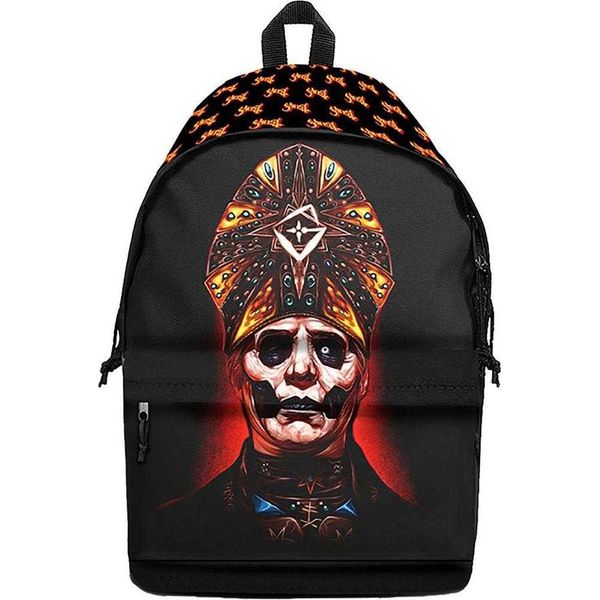 Ghost - Zaino "Papa"" RO14541 (Taglia Unica) (Nero/Rosso/Giallo)"-image