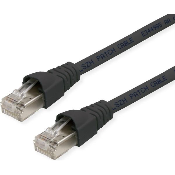 Cavo Patch Teleg "Rtner, Cat.6A (Profondo), S/Ftp, 1,0 M, Nero"-image