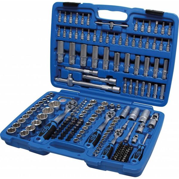 Bgs Set Di Chiavi A Bussola Per Alberi Con Profilo Di Azionamento 6,3 Mm / 10 Mm / 12,5 Mm 192 Pz.-image
