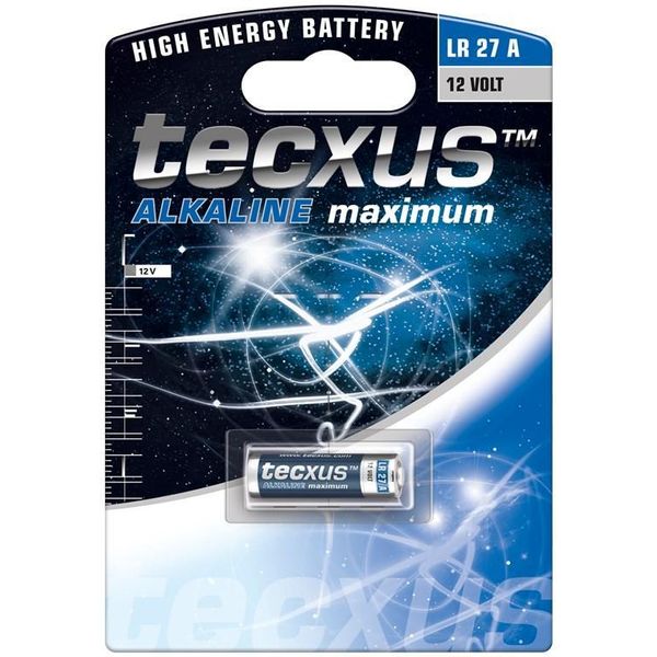 Tecxus Batteria Alcalina Massima Alcali-Manganese LR27/A27 12 V (1 Blister)-image