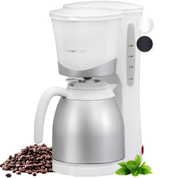 Clatronic 263127 Clatronic Ka 3327 Kaffeemaschine Weiß, 8-10 Tassen-image