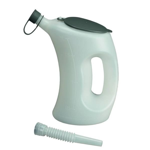 Caraffa Di Misurazione 2L Con Coperchio Protettivo/Tappo Protettivo/Bocca Flessibile Hdpe Pressol-image