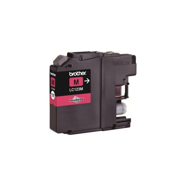 Brother LC123MBP Cartuccia Brother LC-123MBP Magenta Blister 600 Pagine-image
