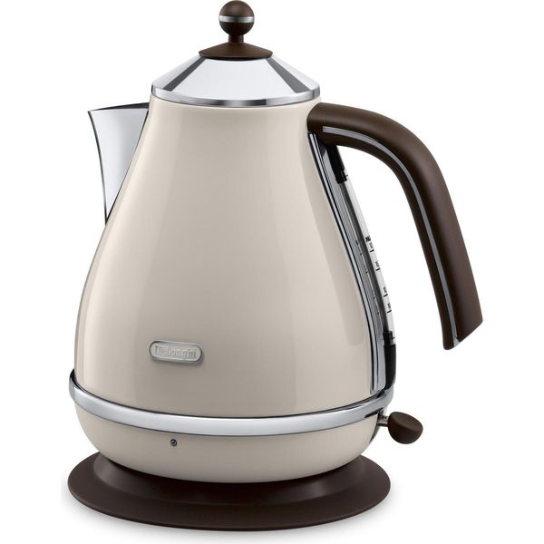Delonghi Kbov 2001.AZ/BG/BK/GR Bollitore A Batteria, Corpo In Acciaio Inox, Capacità 1,7 Litri, 2000 Watt, Base 360? Base, Protezione Anti-Secchezza, Filtro Anticalcare, Spegnimento Automatico-image