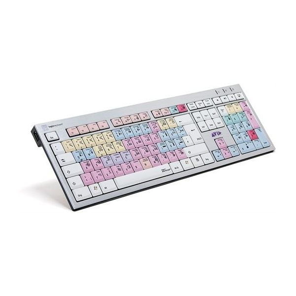 Logickeyboard Avid Pro Tools - Dimensioni Complete (100%) - Cablato - Usb - Qwerty - Nero - Argento-image