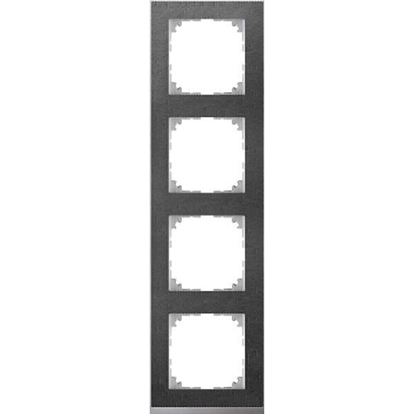 Merten MEG4040-3669, Colore Del Prodotto: Alluminio, Nero, Compatibilità Marca: Universale, Materiale: Termoplastico (MEG4040--image