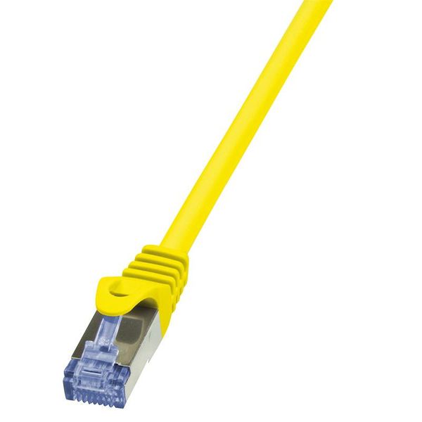 Logilink Professional CQ3077S Cavo Patch Logilink, Cat. 6A, S/Ftp, 5,0 M, Giallo-image