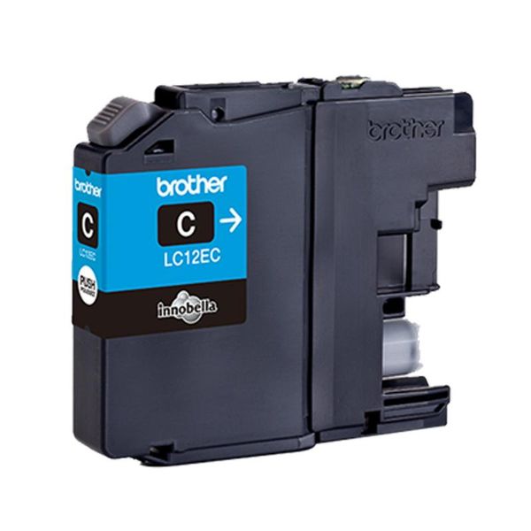 Brother LC-12EC - Originale - Ciano - Brother DCP-J4110DW - MFC-J4410DW - MFC-J4510DW - MFC-J4610DW - MFC-J4710DW - MFC-J6520DW - MFC-J6720DW,... - 1 Pezzo(I) - Stampa Inkjet - 1200 Pagine-image