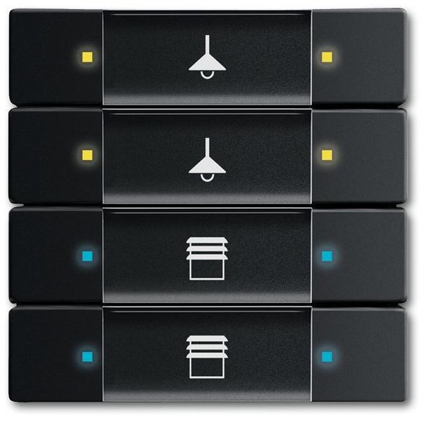 Sensore A Pulsante 4/8 Volte Multifunzione - Sensore A Sfioramento Knx 8 Volte 6127/02-885-image