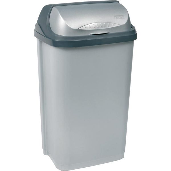 Keeeper 1045516000000 Keeeper AbfallbehäLter "Rasmus"", 50 Liter, Silber"-image
