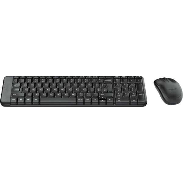 Logitech G MK220 Tastiera Rf Qwerty Senza Fili Usa Internazionale Nero-image