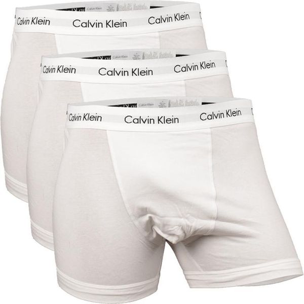 3 Boxer Calvin Klein Mod. U2662G Bianco Taglia: S-image