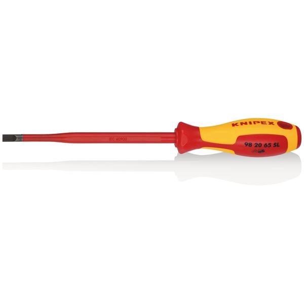 Knipex 98 20 65 Sl Cacciavite (Sottile) Per Viti Con Intaglio Brunito Vde 262 Mm-image