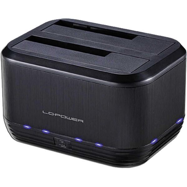 Lc-Power LC-DOCK-U3-III, Docking Station Per Hdd/Ssd, Usb 3.0, 2,5"/3,5"""-image