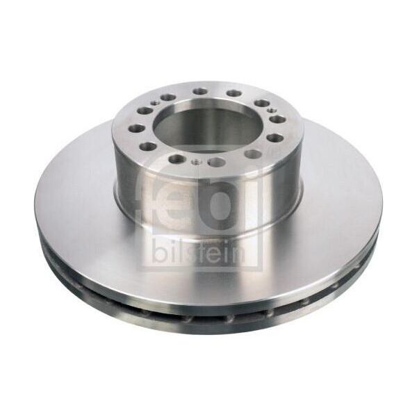 2X Febi Bilstein Disco Freno 12731 Anteriore Per Man E2000 Per Neoplan Skyliner-image