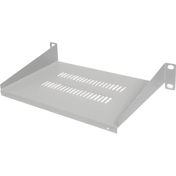 Intellinet 714983 Scaffale Intellinet Da 10" 150 Mm A Montaggio Frontale 1U Grigio Perforato"-image