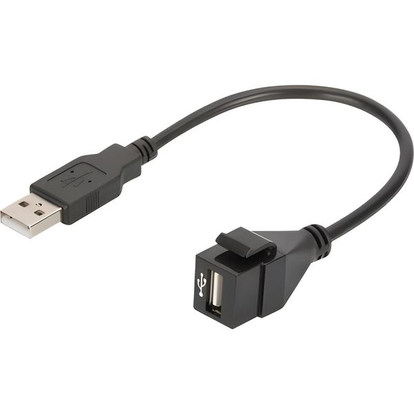 Digitus DN-93402 Digitus Keystone Modul Usb 2.0 Usb -> Usb Bu/St 16Cm-image