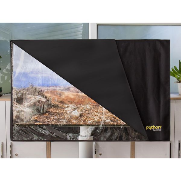 Python TV-C0155 Python Tv-Cover Wetterfester Schutz 132X76Cm 55" Bis 58"" Tv"-image