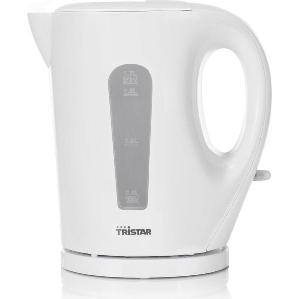 Tristar WK-3380 Wasserkocher - 1,7 L - 2200 W - Weiß - Kunststoff - Wasserstandsanzeige (WK-3380)-image