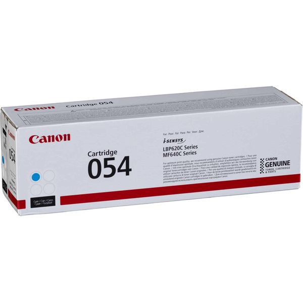 Canon Toner CRG-054 Azurový Pro Lbp621Cw, Lbp623Cdw, Mf641Cw, Mf643Cdw (1 200 Str.)-image