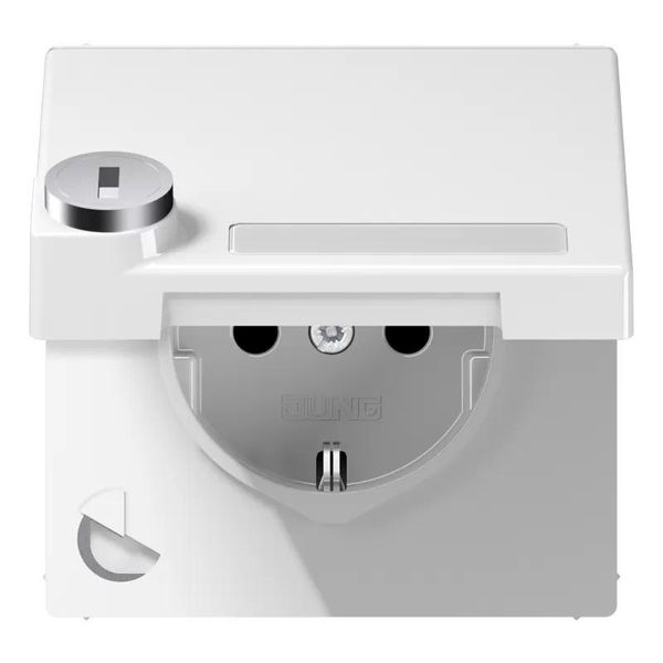Jung Ls 1520 Naklsl Ww Presa Di Corrente Tipo F Bianco (LS1520NAKLSLWW)-image