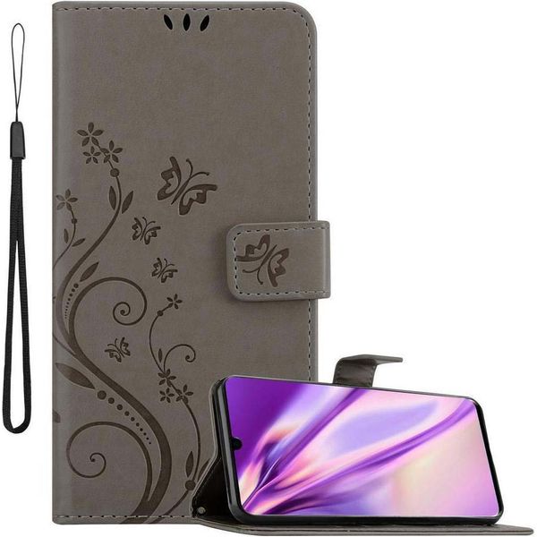 Cadorabo Cover Per Huawei P30 Pro Cover Protettiva In Grigio Cover Protettiva Cover Per Telefono Cellulare Cover Fiori Custodia Fiore-image