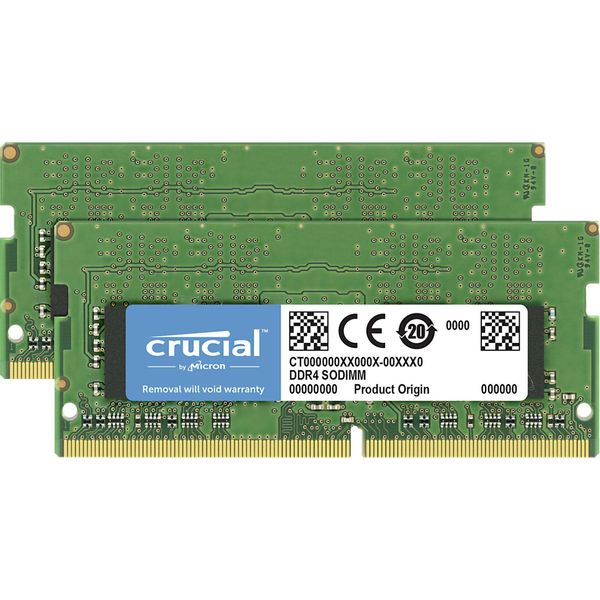 Crucial - DDR4 - Kit - 64 Gb: 2 X 32 Gb - So Dimm 260-PIN - 3200 Mhz / PC4-25600-image